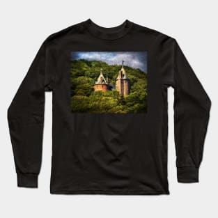 Castell Coch Rising Above The Forest, South Wales Long Sleeve T-Shirt